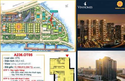 Vinhomes Golden River Giá Tốt Nhất CĐT, Căn 2PN 2WC 68m2 Chỉ 9.9 Tỷ CK 16%